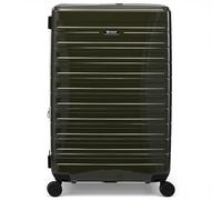 Eminent Voyager Large Suitcase 77x51x30, Expandable, Hard Shell, 4 Spinner Wheels, Lightweight, Check in, TSA Lock, 158 cm, 4.4 kg, 112L, Travel Luggage Trolley Trip Bag Green