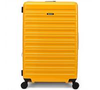 Eminent Voyager Large Suitcase 77x51x30, Expandable, Hard Shell, 4 Spinner Wheels, Lightweight, Check in, TSA Lock, 158 cm, 4.4 kg, 112L, Travel Luggage Trolley Trip Bag Yellow