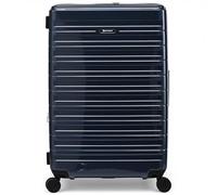 Eminent Voyager Large Suitcase 77x51x30, Expandable, Hard Shell, 4 Spinner Wheels, Lightweight, Check in, TSA Lock, 158 cm, 4.4 kg, 112L, Travel Luggage Trolley Trip Bag Black
