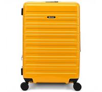 Eminent Voyager Medium Suitcase 24 Inch, Hard Shell 4 Wheel Luggage | Medium hard shell suitcase, expandable 67x44x26 to 30, lightweight, 3.4 kg, 71L, 4 wheel spinner, TSA lock, Yellow