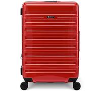 Eminent Voyager Medium Suitcase 67x44x26, Expandable, Hard Shell, 4 Spinner Wheels, Lightweight, Check in, TSA Lock, 3.4 kg, 71L, Travel Luggage Trolley Holiday Trip Bag Red