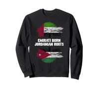 Emirati Born Jordanian Roots UAE Jordan Heritage Sweatshirt