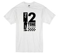 EMIS Print 2 Tone Records Tshirt, Bad Manners, Ska, Madness, The Beat, Selector (X-Large) White