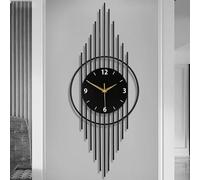 EMITDOOG Large Modern Wall Clock for Living Room Decor Big Decorative Clock Pendulum Wall Clock Battery Operated Non Ticking for Bedroom Kitchen Office Home Unique Clocks Wall Decor 11.8 * 29.5 Inch