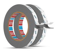 Emitever 6311 Double Sided Tape Heavy Duty - 10mm x 3 m (2 Roll), Extra Strong Acrylic Foam Tape, Waterproof Temperature Resistance, For Mounting Home Decorations, Cars, Panels