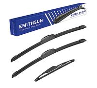 EMITHSUN® Windshield Wiper Blades Replacement for Acura MDX 2014-2023,That Meet OEM Quality Front Rear Wipers Blade Set for My Car -26"+20"+14"(Set of 3)