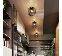 Emitto Ceiling Light Industrial Chandelier Metal Pendant Lamp Bedroom E27
