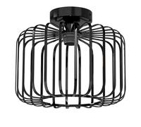Emitto Ceiling Light Industrial Chandelier Metal Pendant Lamp Bedroom E27 in Black Emitto Black