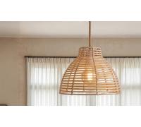 Emitto Ceiling Light Shade: Two Pack / Wicker Style with Basket Look Design