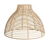 Emitto Ceiling Light Shade Wicker Basket Plastic Lampshade Pendant 2PCS in Beige Emitto Beige
