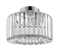 Emitto Crystal Ceiling Light Chandelier Bedroom Hallway Pendant Lamp E27 in Metallics Emitto Metallics