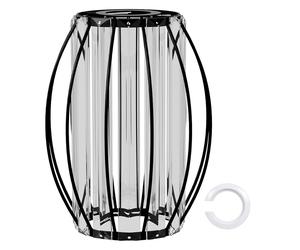 Emitto Crystal Ceiling Light Shade Pendant Lamp Shade Table Floor Lamps Black