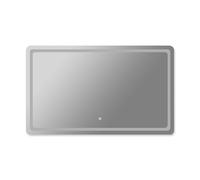 Emitto LED Wall Mirror Anti-fog Bathroom Mirrors Makeup Light 100x70cm