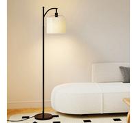 Emitto Standing Floor Lamp With Led Light Remote Foot Switch For Living Room