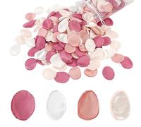 Emivery 300Pcs Silk Rose Petals for Wedding and Bridal Shower Decor - Realistic Artificial Petals for Flower Girl, Cake Decoration, Table Scatter, Valentine's Romantic Nights