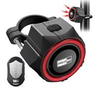eMjollRay Bike Alarm,110dB Loud Waterproof Wireless E-Bike Alarm with Remote,Anti Theft Alarm Adjustable Volume Motorcycle Alarm Wireless Motion Sensor Alarm for Bicycle, Ebike,Ebike Accessories
