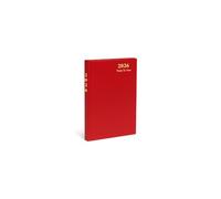 eMKay® 2026 A6 Week-to-View Classic Diary - Hardback Casebound Organiser | A6 Week Per View Planner with Ribbon Marker & UK Content (BURGUNDY)