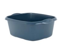 eMKay® 39cm Rectangle Washing Up Bowl - NAVY BLUE | Large Rectangular 12L Plastic Sink Basin with Handles | Durable Gloss Finish | Deep Kitchen Rectangle Dishwashing Bowl | Utility Sink Organiser