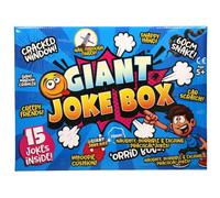 eMKay® Giant Joke Box - 15-Piece Kids Prank Toy Set (Ages 5+) | Classic Gag Gift Includes Whoopee Cushion, 60cm Snake, Nail-Through-Finger, Snappy Hand & More