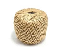 eMKay® Natural Garden Jute Twine 3 Ply PACK OF 1-50m Balls of Garden Twine Garden String for Arts Crafts Gardening Wedding Décor Packing Christmas & Around the Home TOTAL - 50 METRE/ 164 FEET APPROX