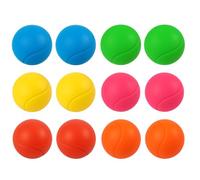 eMKay® Pack of 12 Soft Foam Balls for Kids - 70mm BLUE RED YELLOW PINK, ORANGE AND GREEN Sponge Tennis Throw Catch Balls Squishy Lightweight Safe Ball for Indoor Outdoor Games Parties & Sensory Play
