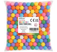 eMKay® Pack of 200 Multicoloured Ping Pong Table Tennis Balls ideal for Training Art Craft Toys Family School Games Cat Dog Beginner Kids Party Not for Professional Athletes (Random Colour Supplied)