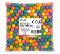 eMKay® Packof 500 Multicoloured Ping Pong Table Tennis Balls ideal for Trainning Art Craft Toys Family Shool Games Cat Dog Beginner Kids Party Not for Professional Athletes (Random Colour Supplied)