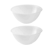 eMKay® Set of 2 Clear Plastic Mixing Bowls - 30cm (7000ml)