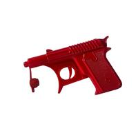 eMKay® SPUD GUN Retro Popper Toy - Classic Spring Pop Toy with 12 Soft Plugs, Bright Non-Realistic Design, 12 cm, Assorted RED or BLUE ( ONE RANDOM SUPPLIED )