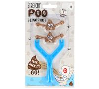 eMKay® Stretchy Poo Slingshot | Sling Catapult Toy with Sticky Poo Bullets | Funny Novelty Gag Toy for Kids & Adults | Stretchy Fidget Toy for Pranks & Parties