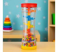 eMKay® Unicorn Rainbowmaker Sensory Toy - Transparent Cylinder with Cascading Rainbow Beads & Unicorn Top for Auditory & Visual Stimulation | 6 Months+ Sensory Rattle Shaker Toy for Baby Development