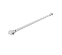 EMKE 500mm Stainless Steel Support Bar Arm for Frameless Shower Door Fixed Panel, 180°Wall-Mounted Stabiliser Support Bar for Wet Room Shower Screen, Walk in Shower Enclosure, Fits 6-8mm Glass