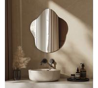 Emke Asymmetrical Wall Mounted Vanity Mirror 45X60Cm Irregular Frameless Bathroom Mirror