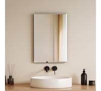 EMKE Bathroom Mirrors 300x450mm, Rectangular Frameless Wall Mirror for Bedroom/Living Room, Rectangle Vanity Wall Mounted Mirrors for Bathroom, Dressing Room & Living Room