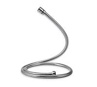EMKE Replacement Shower Hose, 1.5m Stainless Steel Shower Hose G1/2 Universal for Anti-Kink Anti-Explosion Leakproof Strong Tensile, Chrome