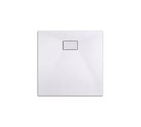 EMKE SMC Shower Tray 90 x 90 cm Non-Slip Shower Tray 90 mm Outlet Cut to Size Square White