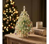 emlovosy DIY Beaded Christmas Tree Kit with Colorful Beads & Ornaments, DIY Crystal Bead Christmas Tree Making Kit, Handmade Holiday Craft Set, Christma-s Craft Gift for Craft Lovers