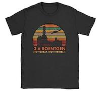 EMLXEK 3.6 Roentgen Non Ottimo Non Terrible T-Shirt Chernobyl Nucleare T-Shirt Top Black