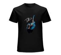 EMLXEK Dave T-Shirts Grohl Cotton Men's T-Shirtshort Sleeve Black