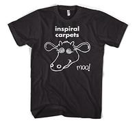 EMLXEK Inspiral Carpets T Shirt Madchester Happy Mondays Unisex Black