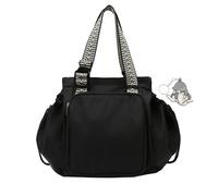 Emma and Kate Everyday Bag, Multifunctional Travel Organizer Bag, 3 in 1 Tote Bag with 15 Smart Compartments, for Travel Work (Black)