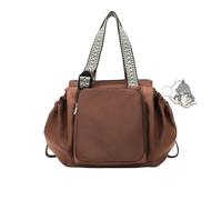 Emma and Kate Everyday Bag, Multifunctional Travel Organizer Bag, 3 in 1 Tote Bag with 15 Smart Compartments, for Travel Work (Brown)