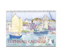 Emma Ball 2027 Cornwall Wall Calendar UK A4 - Beautiful Illustrated Coastal Scenes - Monthly Planner & Wall Organiser - Cornish Art Family Calendar 2027 for Home, Kitchen or Office