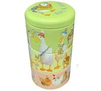Emma Ball 3 Tier Stacking Canister Container Jar Animal Magic