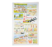 Emma Ball By The Seaside Puffin design tea towel