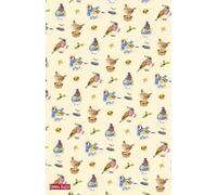 Emma Ball "Christmas Birds, Pure cotton tea towel.