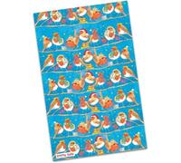 Emma Ball CHRISTMAS ROBINS TEA TOWEL