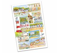 Emma Ball, Devon Tea Towel