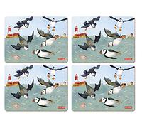 Emma Ball Diving Puffins Placemats - Set of 4
