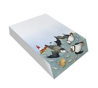 Emma Ball Diving Puffins Slant Writing Note Pad